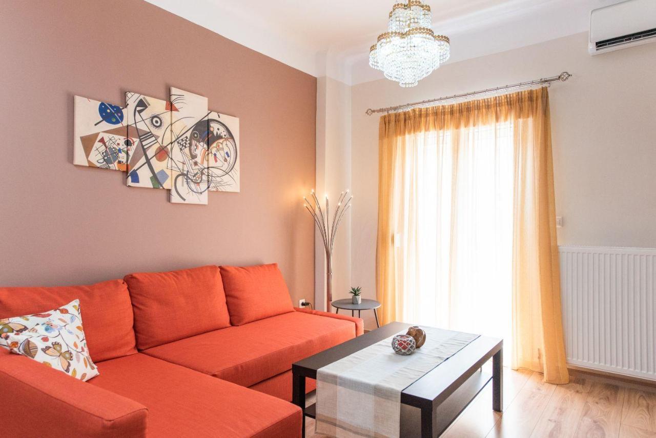 Apricot By Halu! Cozy Apt Next To Agia Sophia Metro Station Thessaloníki Eksteriør bilde